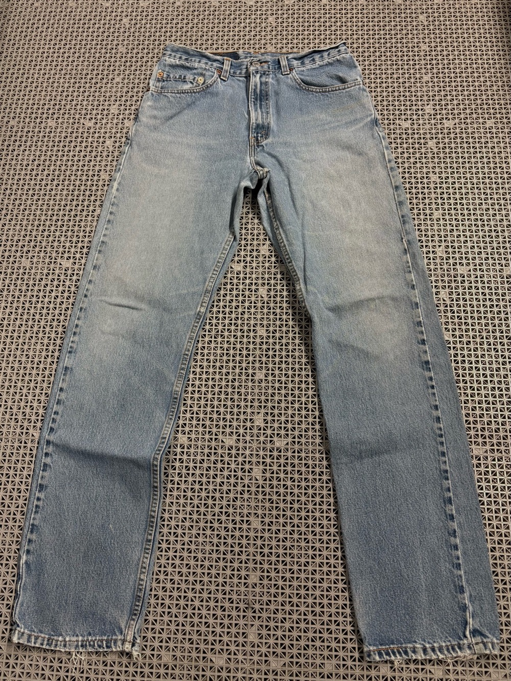 Vintage Y2K Levi's 505 Light Wash Straight Leg Blue Jeans - Made in USA